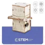EXTRA DIGITAL houten bouwpakket robot spaarvarken, leermodel