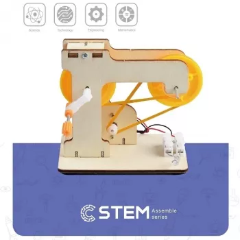 EXTRA DIGITAL houtbouwpakket roterende generator leermodel