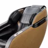 EXTRALINK 3D Zero Gravity massagestoel met houtdecor-accenten, zwart/bruin