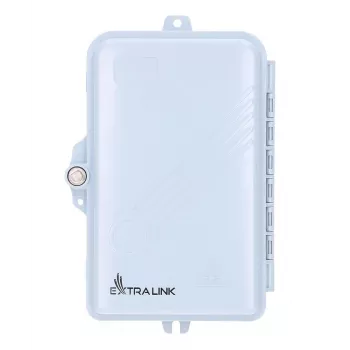 Extralink Betty glasvezel lasdoos, 4 splices, wit