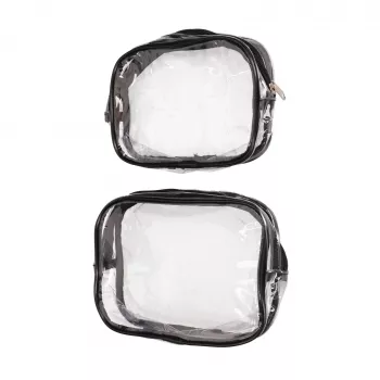 EXTRALINK Black Forest KM03 Cabin Rugzak 45x20x30 cm met 2 Toilettassen – grijs