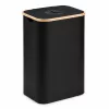 EXTRALINK Black Forest opvouwbare verzamelmand voor statiegeldflessen, 100L, zwart