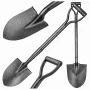 EXTRALINK BLACK FORST Tuinspade recht 100cm