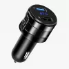 EXTRALINK Bluetooth FM-transmitter met 2x USB-oplader, handsfree functie, zwart