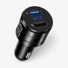 EXTRALINK Bluetooth FM-transmitter met 2x USB-oplader, handsfree functie, zwart