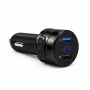 EXTRALINK Bluetooth FM-transmitter met 2x USB-oplader, handsfree functie, zwart