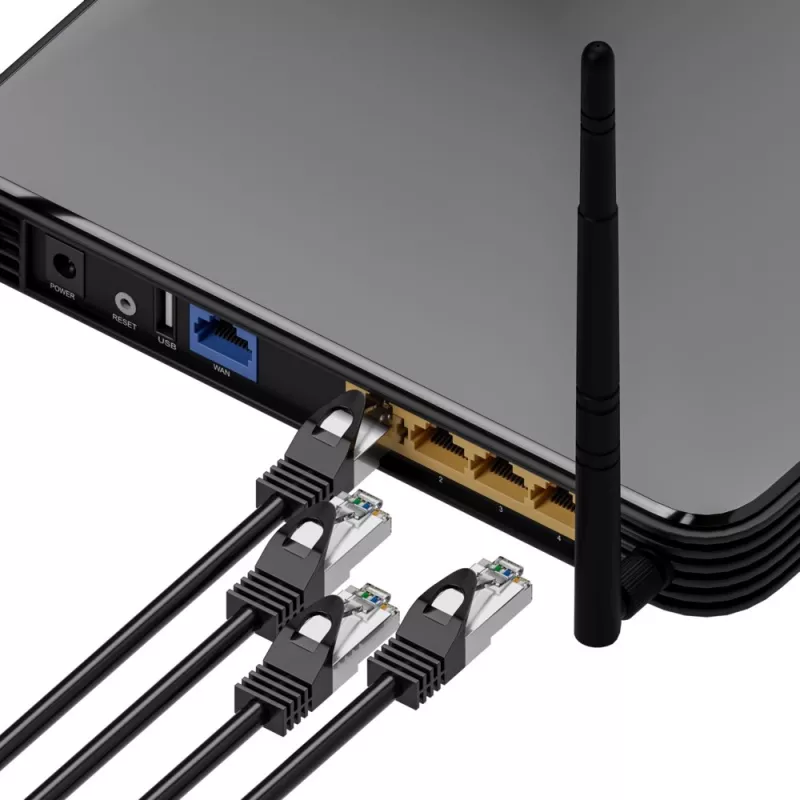 Extralink Cat.5e FTP LAN-patchkabel 10m, koper netwerk twisted pair