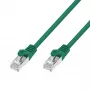 Extralink Cat.7 S/FTP 1m 20G groene patchkabel LAN, koperen netwerkkabel twisted pair