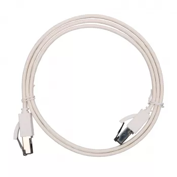 EXTRALINK Cat.8 U/FTP platte kabel ethernet patchkabel 1m 40G wit