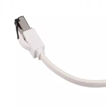 EXTRALINK Cat 8 U/FTP platte patchkabel 3m 40G Wit