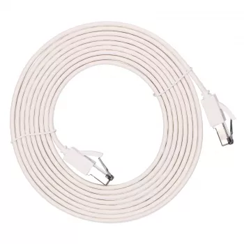 EXTRALINK Cat 8 U/FTP platte patchkabel 3m 40G Wit