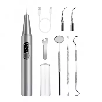 EXTRALINK CS-02 ultrasone tandsteentrekker met camera, 5 modi, Wi-Fi, LED, IPX7, USB-C