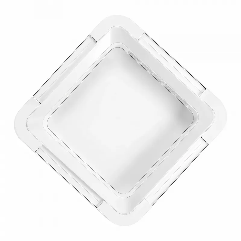 Extralink Cube Air 23 Smart WiFi plafondventilator met licht, wit, 59 cm, app-bediening