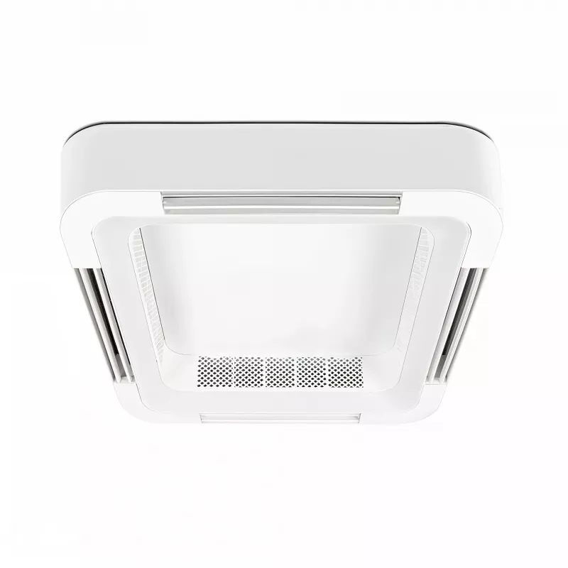 Extralink Cube Air 23 Smart WiFi plafondventilator met licht, wit, 59 cm, app-bediening