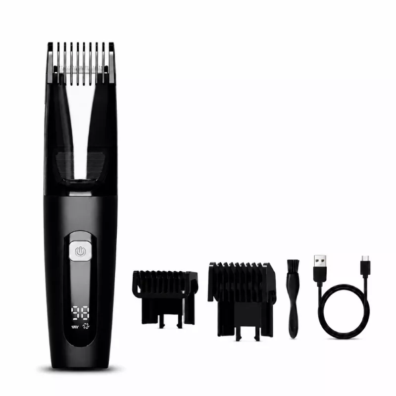 EXTRALINK haar- en baartrimmer met bakje, 1-20 mm, USB-C, IPX6, 800 mAh