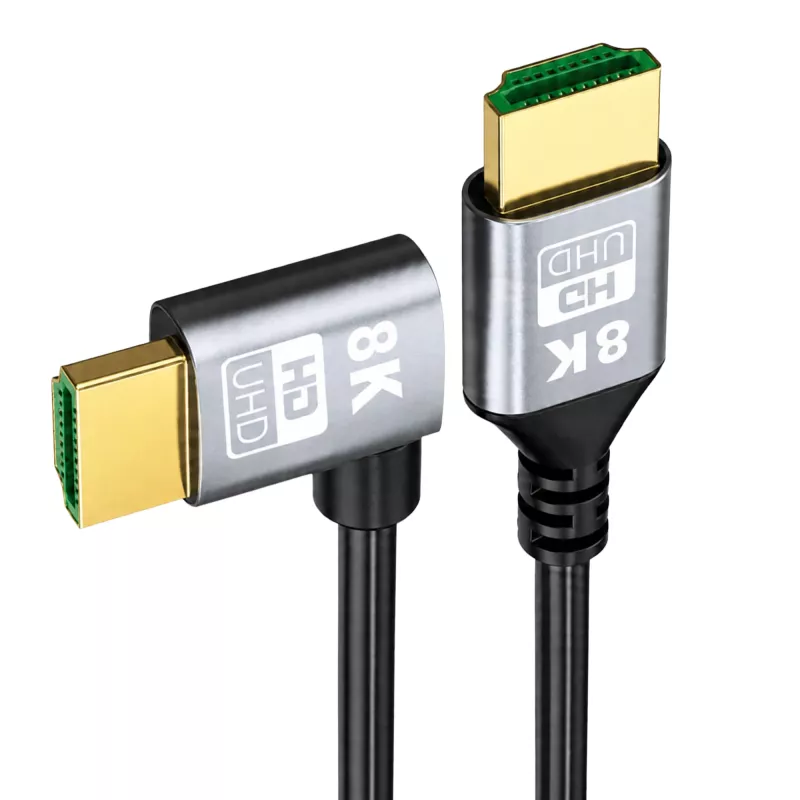 EXTRALINK HDMI 2.1 8K HDR 2M haakse kabel links