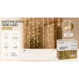 Extralink Icicle gordijn, 500 LEDs warmwit + koudflits, lengte 3 + 20 m