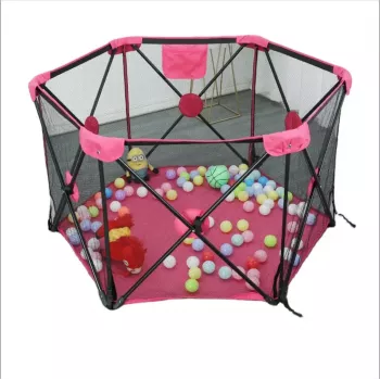 Extralink kinderloopstoel en ballenbad - opvouwbaar droogbad voor kinderen, 120x68cm, grijs