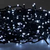 Extralink LED-lichtsnoer 200 LED's koelwit 10m + 3m IP44 binnen/buiten