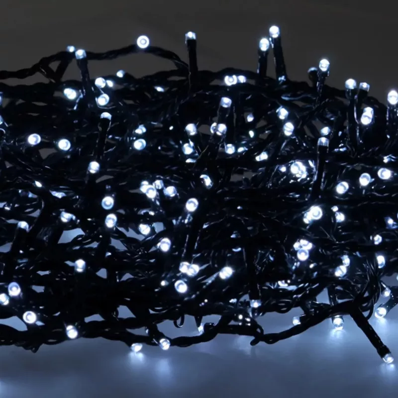 Extralink LED-lichtsnoer 200 LED's koelwit 10m + 3m IP44 binnen/buiten