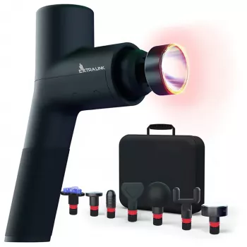 Extralink massage gymgun Fit 2.0 Pro massagegun, 7 opzetstukken, 6 modi