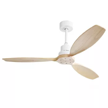 Extralink Nature Pure 52 Smart WiFi plafondventilator, 132 cm, houten bladen, app-bediening