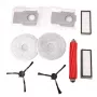 EXTRALINK Roborock Q Revo MaxV / Pro / S / Plus vervangingsset – 10-delige set met hoofborstel, zijborstels, HEPA-filters, wismatjes, stofzakken & reinigingsgereedschap