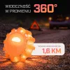 Extralink Smartlife LED-waarschuwingslicht, USB-C, amber, IP67