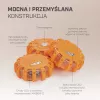 Extralink Smartlife LED-waarschuwingslicht, USB-C, amber, IP67