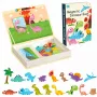 EXTRALINK TOYS magnetisch puzzelboek 64 stuks dinosaurussen