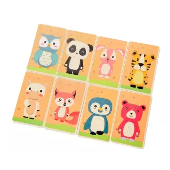 EXTRALINK TOYS magnetisch puzzelboek dieren 68 stuks