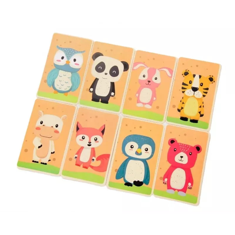 EXTRALINK TOYS magnetisch puzzelboek dieren 68 stuks