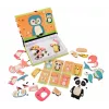 EXTRALINK TOYS magnetisch puzzelboek dieren 68 stuks