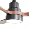 Extralink Walnut Dark 48 slimme wifi-plafondventilator, donker walnoot, 122 cm, app-bediening