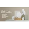 EZVIZ CS-B1 Home Sensor Kit – Zigbee 3.0 gateway, PIR-bewegingsmelder & contactsensor, Wi-Fi, 90 dB sirene, wit