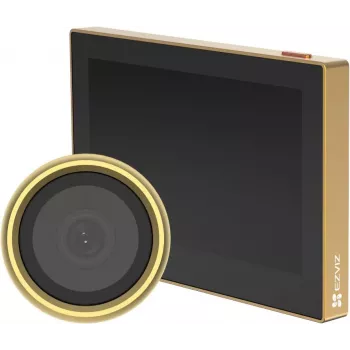 Ezviz CS-CP2 2MP draadloze digitale deurspion (1080p, 4,3 inch lcd, Wi-Fi, PIR, tweewegaudio, goud)