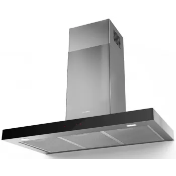 Faber Stilo Glass Smart A90 wandafzuigkap met Wi-Fi-app-bediening, 90 cm, RVS/glas, A+ energie, 700 m³/h