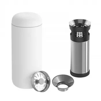 Fellow Carter Move Mug 473 ml matwit met Carter Infuser