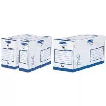 Fellowes Bankers Box Basic Heavy Duty A4+ archiefdoos blauw, 100% recyclingkarton, FSC-gecertificeerd 4472902