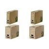 Fellowes BANKERS BOX EARTH archiefdoos, bruin, 150 mm rug, 100% recyclingkarton, sluitbare klep, 1 stuk (4473202)