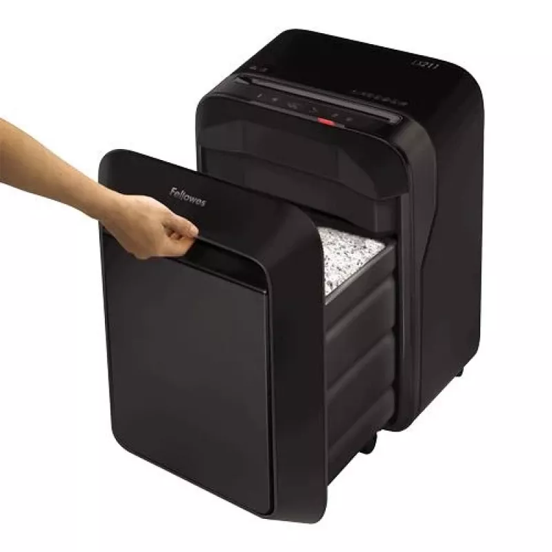 Fellowes Powershred LX211 micro-cut papierversnipperaar, zwart, 15 vel, 23 liter