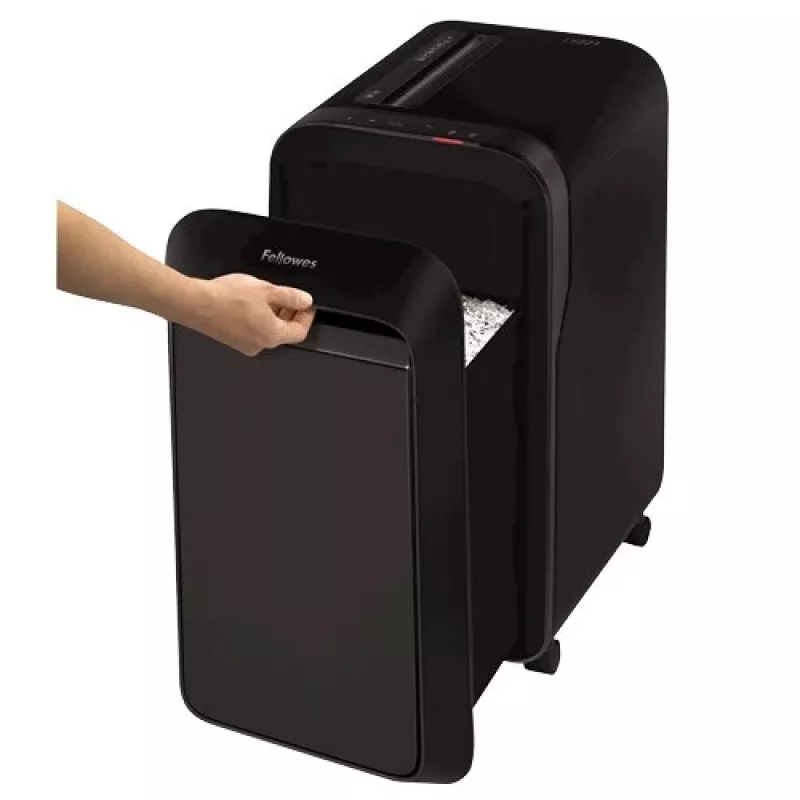 Fellowes Powershred LX221 microsnijder-papierversnipperaar, 17 blad, P-5 veiligheid, 30L bak, zwart 5050401