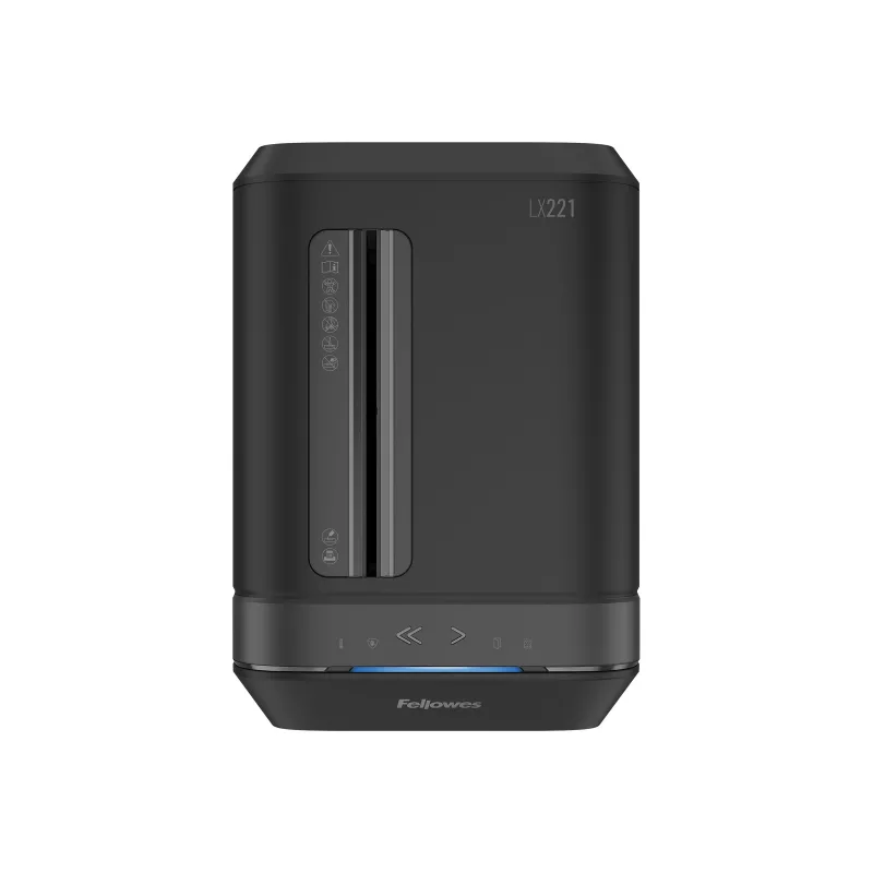 Fellowes Powershred LX221 microsnijder-papierversnipperaar, 17 blad, P-5 veiligheid, 30L bak, zwart 5050401