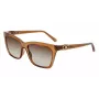 FERRAGAMO SF1027S-210 dames zonnebril Havana bruin 55mm