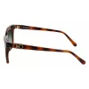 Ferragamo SF1027S-214 dames zonnebril Havana acetaat vierkant bruin verloop 55mm