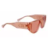 Ferragamo SF1077S-838 Unisex zonnebril pilot Shiny Rose Gold Brown Gradient 56/13/140 mm