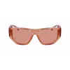 Ferragamo SF1077S-838 Unisex zonnebril pilot Shiny Rose Gold Brown Gradient 56/13/140 mm
