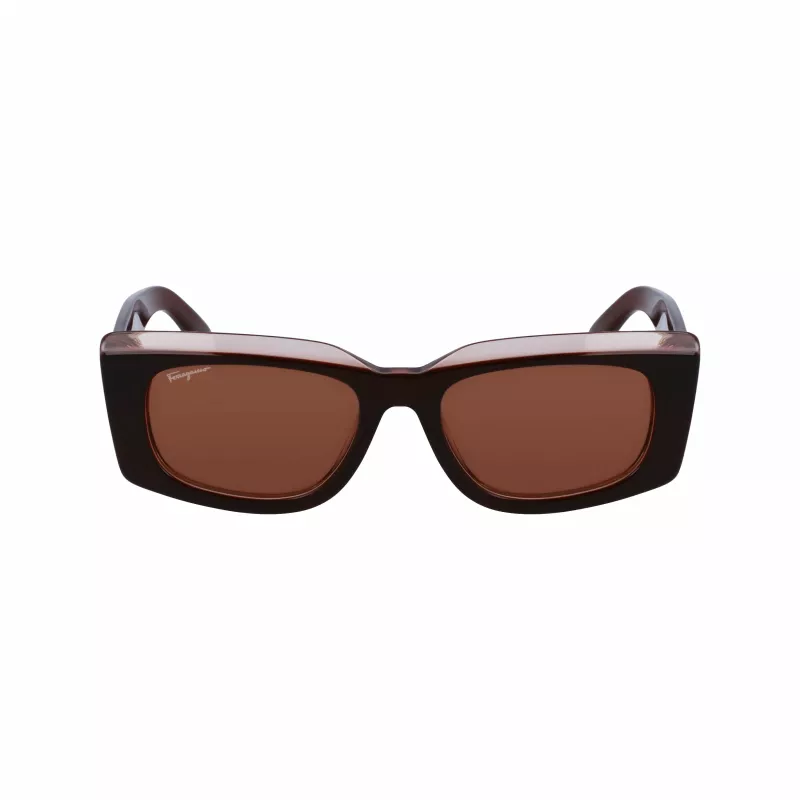 FERRAGAMO SF1079S-211 dameszonnebril Havana bruin verloop 54mm