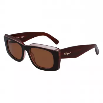 FERRAGAMO SF1079S-211 dameszonnebril Havana bruin verloop 54mm