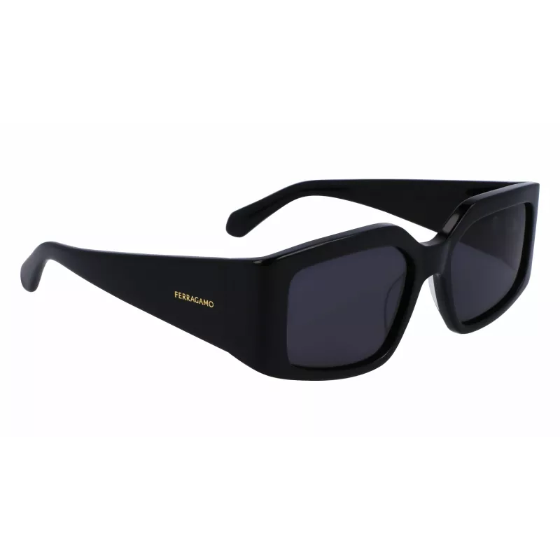 FERRAGAMO SF1101S541800 Dameszonnebril Zwart Grijs 54mm